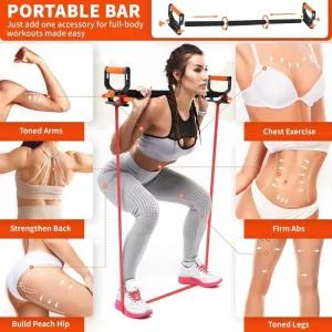 4-Level Resistance Bands Set with Handles